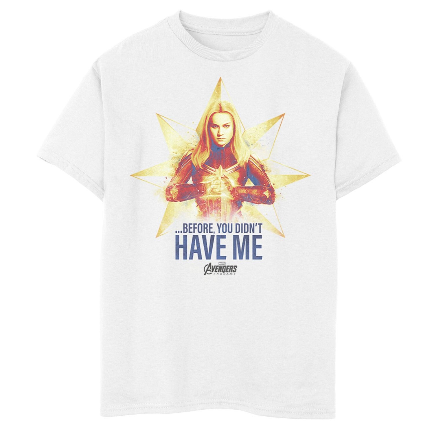 Футболка с логотипом «Капитан Марвел» для мальчиков 8–20 лет «Marvel Avengers Endgame» Licensed Character
Футболка с логотипом «Капитан Марвел» для мальчиков 8–20 лет «Marvel Avengers Endgame» Licensed Character