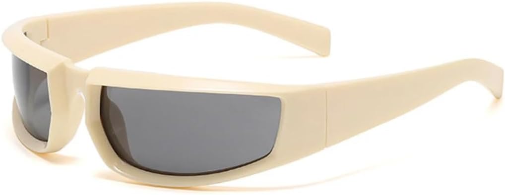 Ретро-панк женские солнцезащитные очки, модные разноцветные зеркальные очки с защитой от УФ-излучения UV400, мужские очки для активного отдыха и вождения UUPTTPL, Beige Grey
Ретро-панк женские солнцезащитные очки, модные разноцветные зеркальные очки с защитой от УФ-излучения UV400, мужские очки для активного отдыха и вождения UUPTTPL, Beige Grey