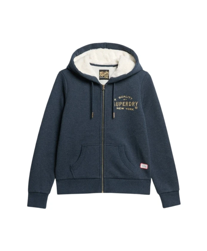 Толстовка с металлическим логотипом и застежкой-молнией, синяя. Superdry, синий
Толстовка с металлическим логотипом и застежкой-молнией, синяя. Superdry, синий