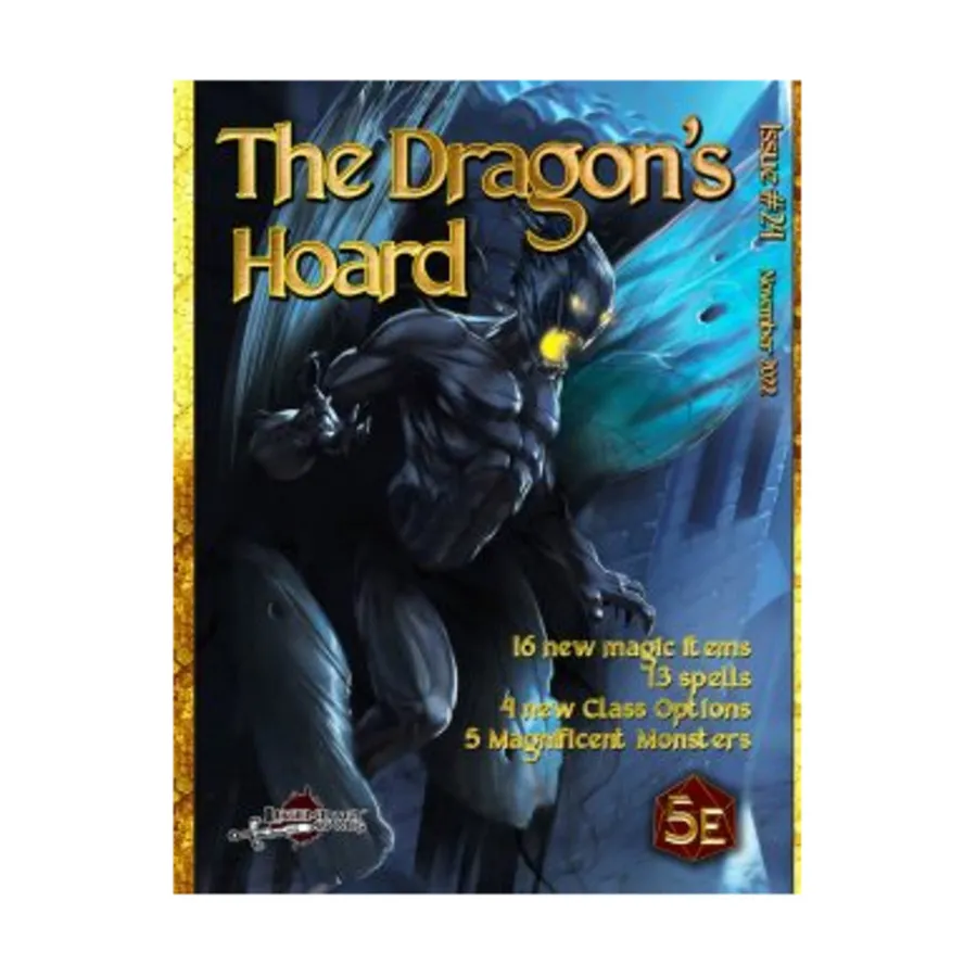 Dragon's Hoard - Issue #24, Dungeons & Dragons (5th Edition) - Dragon's Hoard (Legendary Games), мягкая обложка
Dragon's Hoard - Issue #24, Dungeons & Dragons (5th Edition) - Dragon's Hoard (Legendary Games), мягкая обложка
