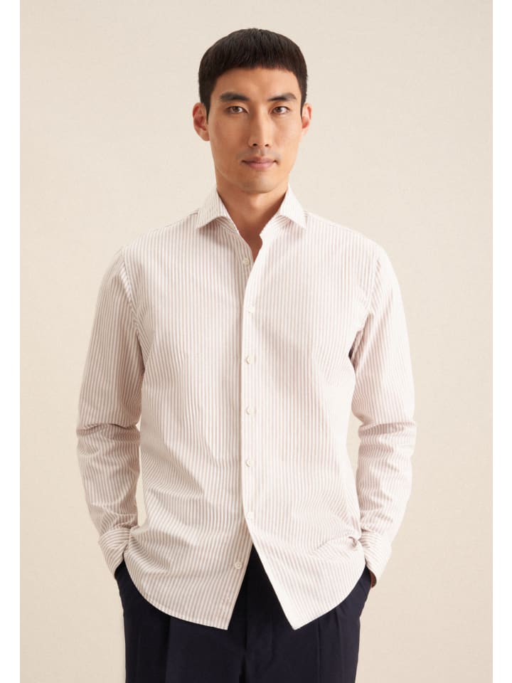 Рубашка Seidensticker, бежевый
Рубашка Seidensticker, бежевый