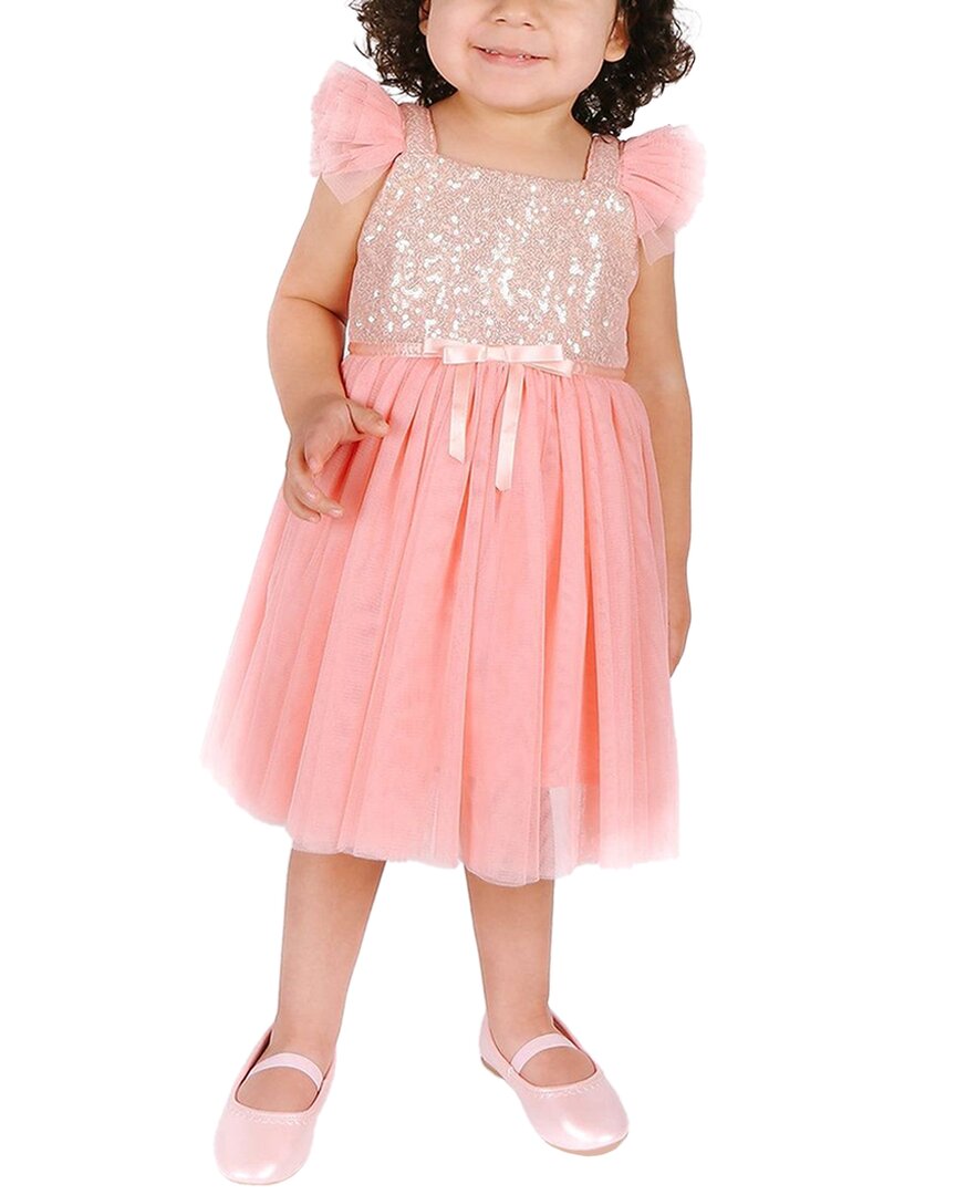 Платье из тафты с пайетками Popatu, персиковый
Платье из тафты с пайетками Popatu, персиковый