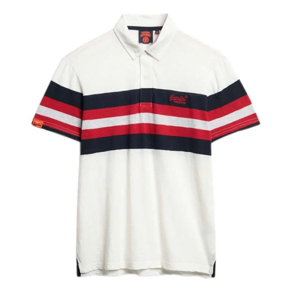 Поло с коротким рукавом Superdry Lightweight Stripe, белый
Поло с коротким рукавом Superdry Lightweight Stripe, белый