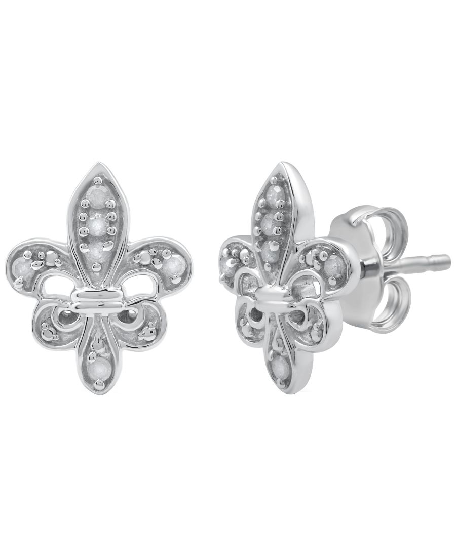 Серьги Diamond Fleurdelis (1/10 карата) из стерлингового серебра Macy's, Sterling Silver
Серьги Diamond Fleurdelis (1/10 карата) из стерлингового серебра Macy's, Sterling Silver