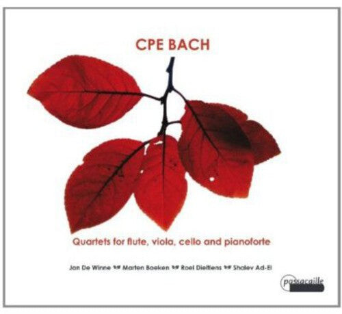 CD диск Bach, C.P.E. / De Winne / Boeken / Dieltiens: Quartets for Flute & Viola & Cello & Pianoforte
CD диск Bach, C.P.E. / De Winne / Boeken / Dieltiens: Quartets for Flute & Viola & Cello & Pianoforte