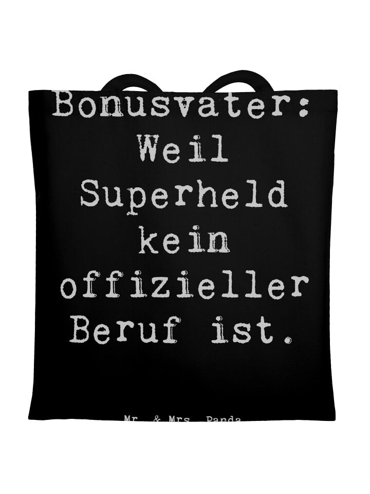 Сумка для переноски Mr & Mrs Panda Bonusvater Superheld, черный
Сумка для переноски Mr & Mrs Panda Bonusvater Superheld, черный
