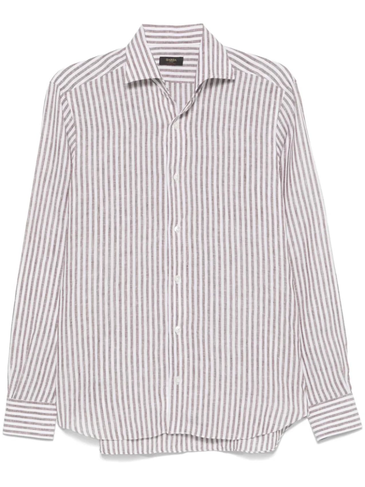 Barba рубашка в полоску, коричневый 
Barba рубашка в полоску, коричневый
