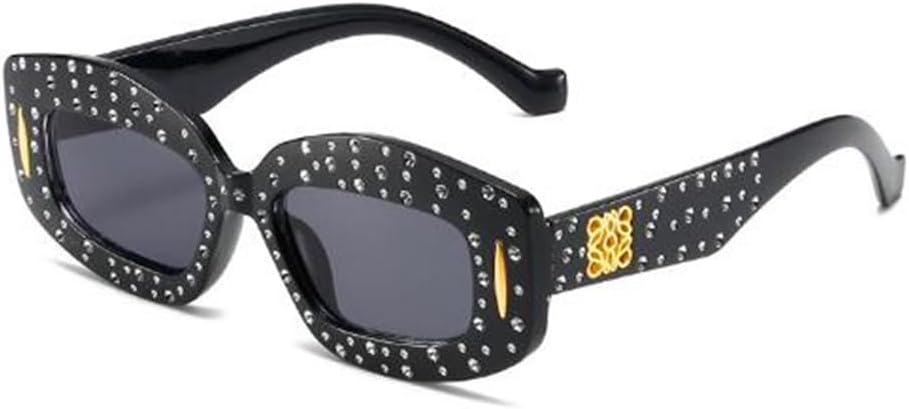 Женские квадратные солнцезащитные очки с бриллиантовым покрытием и сверкающим звездным узором, модные и отлично сочетаются с хип-хоп очками SLCHJXS, Bright Black Grey Flakes
Женские квадратные солнцезащитные очки с бриллиантовым покрытием и сверкающим звездным узором, модные и отлично сочетаются с хип-хоп очками SLCHJXS, Bright Black Grey Flakes