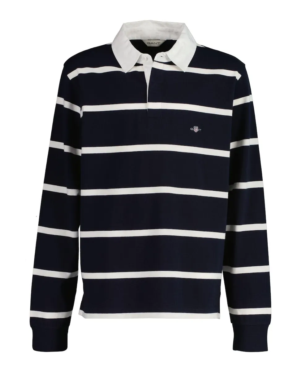 Рубашка поло с длинными рукавами и вышивкой на груди Gant, черный
Рубашка поло с длинными рукавами и вышивкой на груди Gant, черный