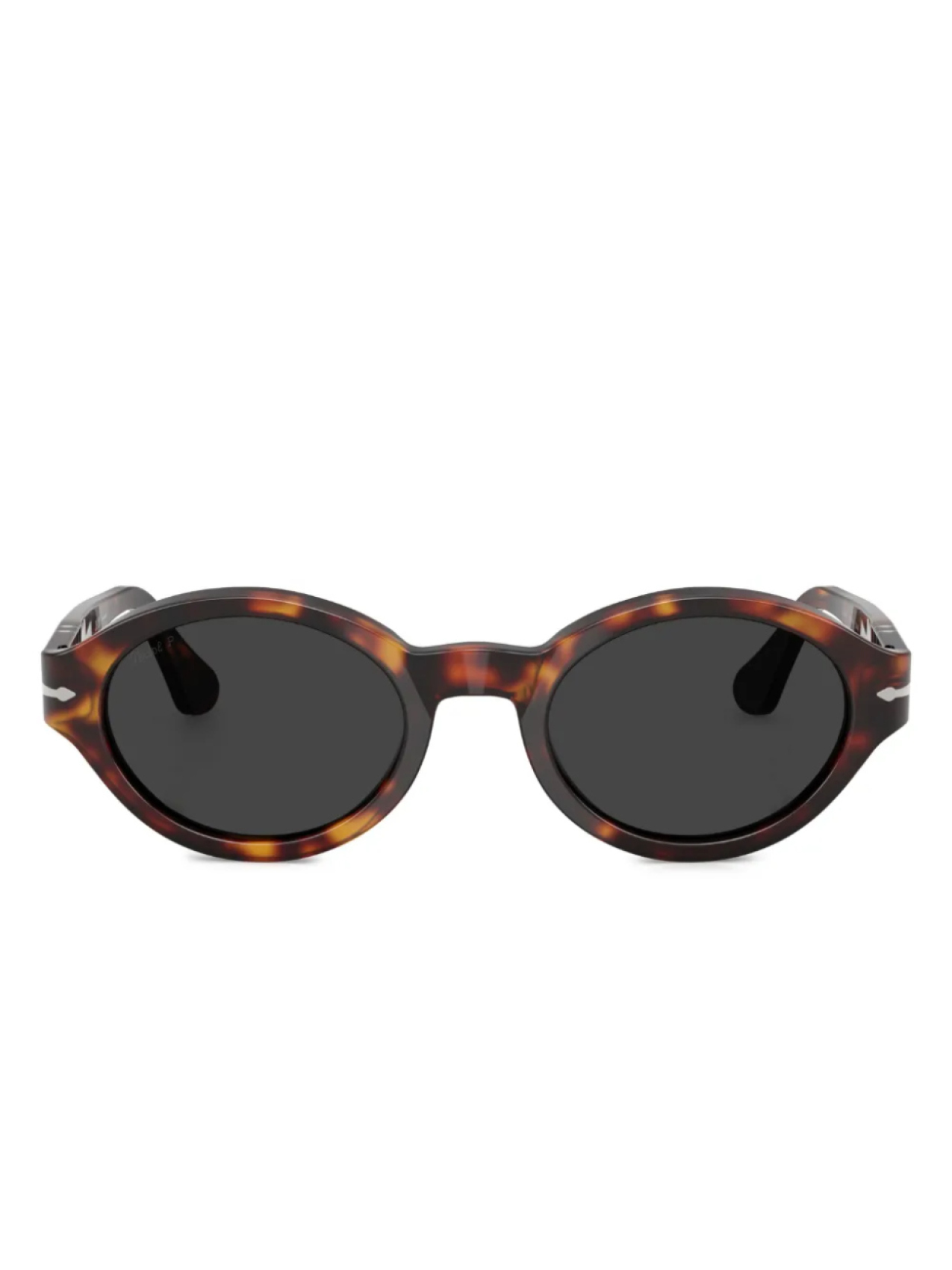 Солнцезащитные очки в овальной оправе Persol, зеленый 
Солнцезащитные очки в овальной оправе Persol, зеленый