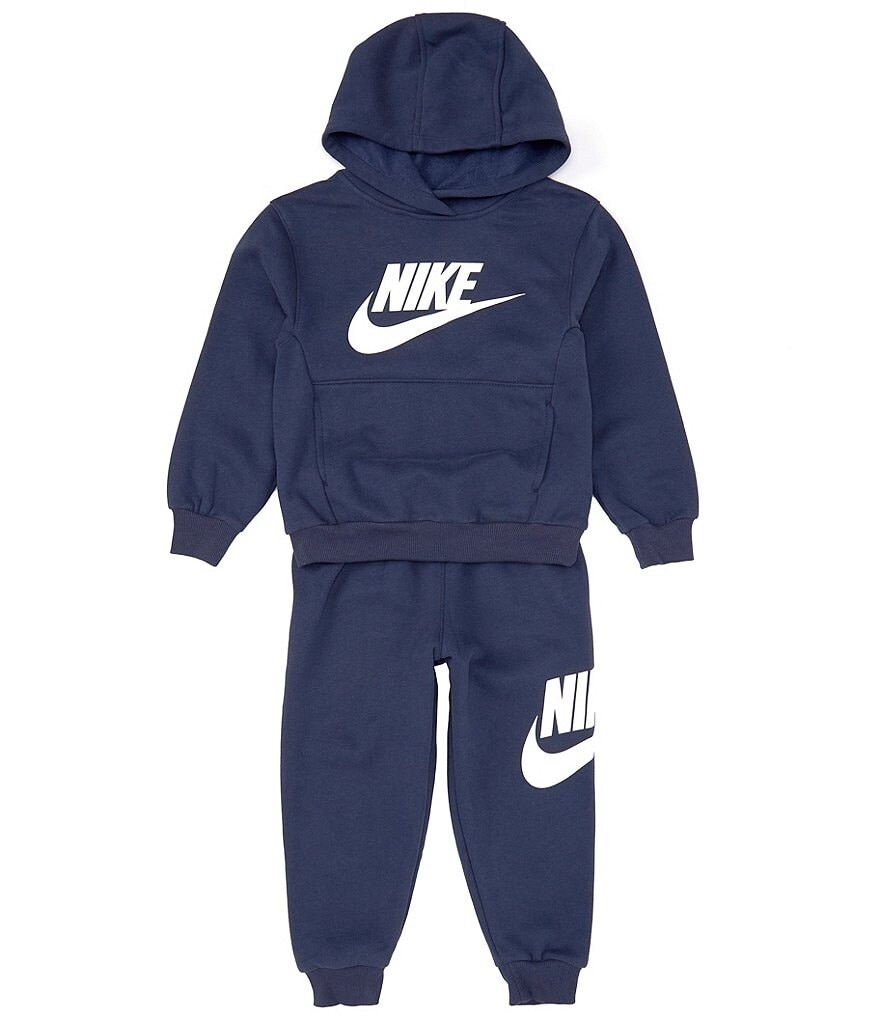 Комплект из флисовой худи с длинными рукавами и брюк для бега Nike Little Boys 2T-7 Club, синий
Комплект из флисовой худи с длинными рукавами и брюк для бега Nike Little Boys 2T-7 Club, синий