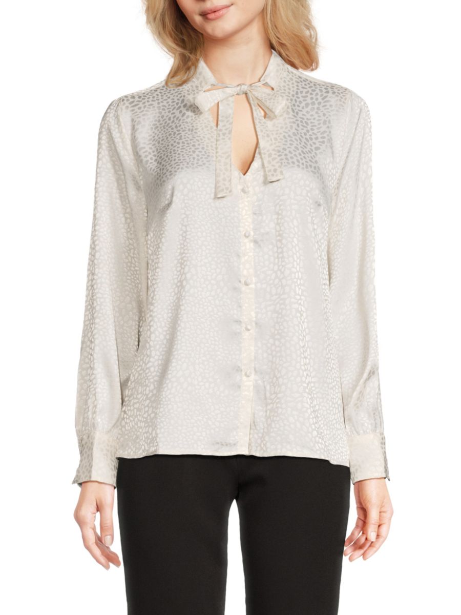 Рубашка с завязкой на шее Ecru, слоновая кость
Рубашка с завязкой на шее Ecru, слоновая кость