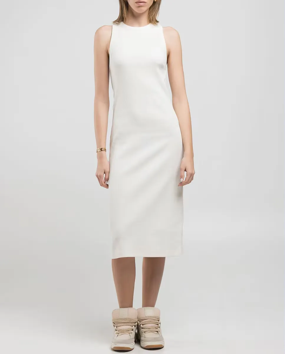 Приталенное миди-платье без рукавов Replay, белый
Приталенное миди-платье без рукавов Replay, белый