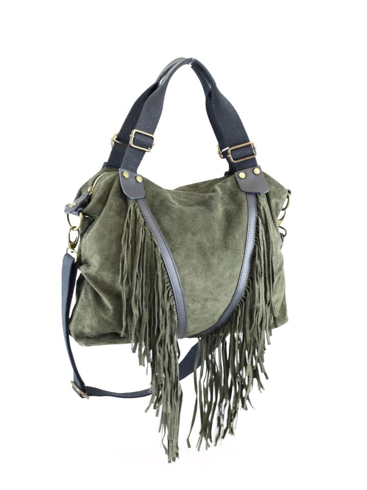 Наплечная сумка collezione alessandro Fransentasche Antonia, зеленый 
Наплечная сумка collezione alessandro Fransentasche Antonia, зеленый