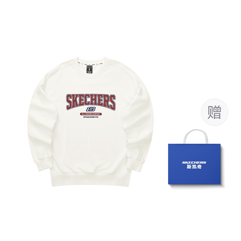 Skechers Спортивный свитшот унисекс Marshmallow White
Skechers Спортивный свитшот унисекс Marshmallow White