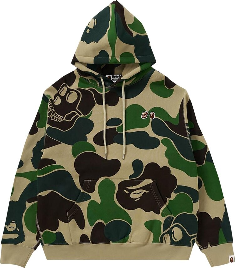 Худи BAPE x BAYC Camo Pullover 'Green', зеленый 
Худи BAPE x BAYC Camo Pullover 'Green', зеленый