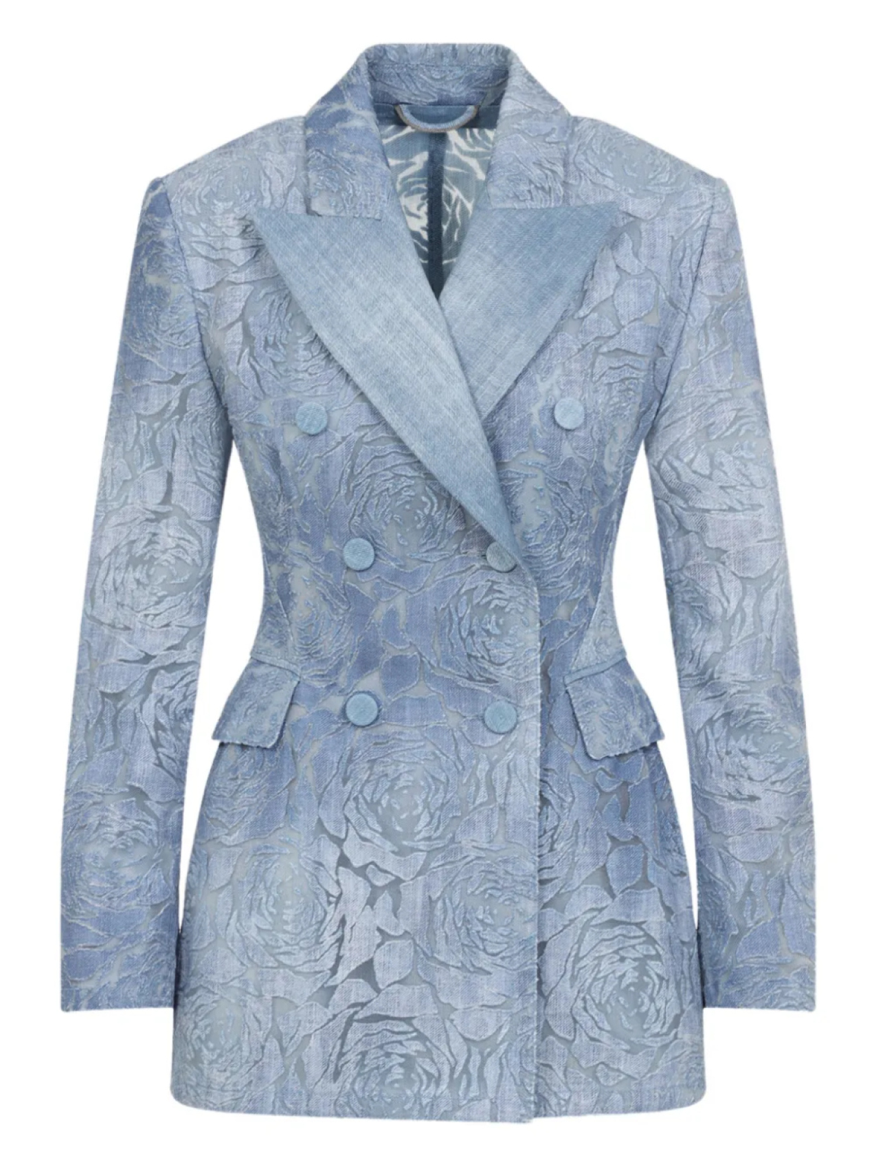 Блейзер с цветочным принтом Ermanno Scervino, синий
Блейзер с цветочным принтом Ermanno Scervino, синий