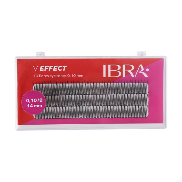 Пучки ресниц 14 мм, 120 шт./1 упаковка. Ibra Makeup V effect b
Пучки ресниц 14 мм, 120 шт./1 упаковка. Ibra Makeup V effect b