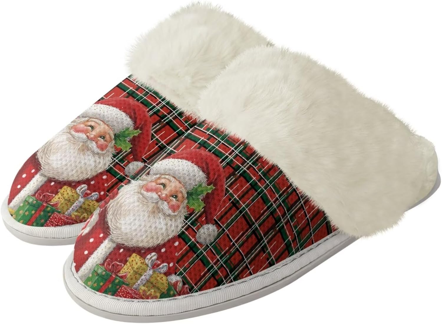 Женские и мужские хлопковые тапочки, зимние мягкие пушистые тапочки, плюшевые тапочки, удобные теплые тапочки с меховой отделкой для дома Jiquruby, Santa Claus Print
Женские и мужские хлопковые тапочки, зимние мягкие пушистые тапочки, плюшевые тапочки, удобные теплые тапочки с меховой отделкой для дома Jiquruby, Santa Claus Print