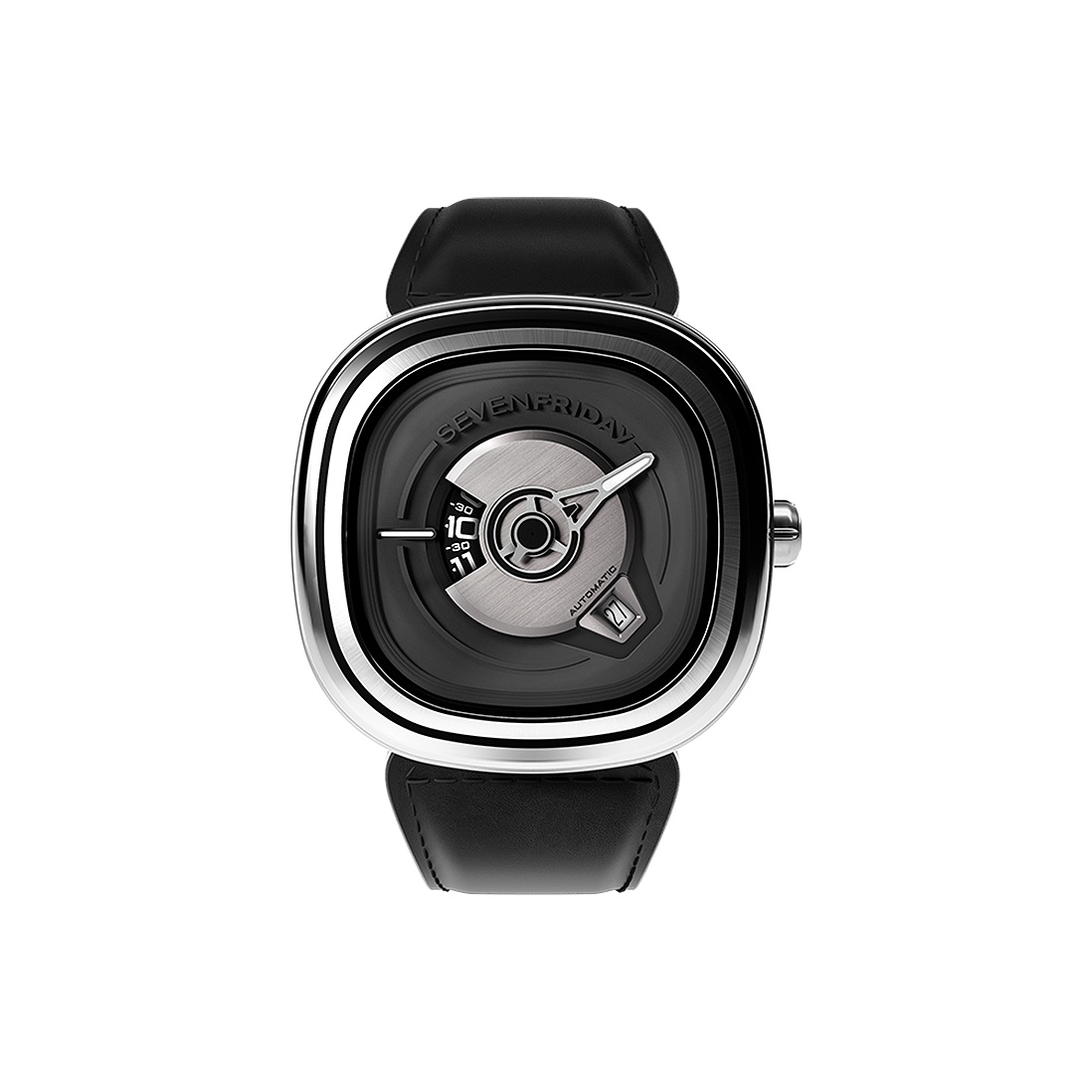 SEVENFRIDAY PE Collection автоматические механические часы для мужчин с черным циферблатом
SEVENFRIDAY PE Collection автоматические механические часы для мужчин с черным циферблатом