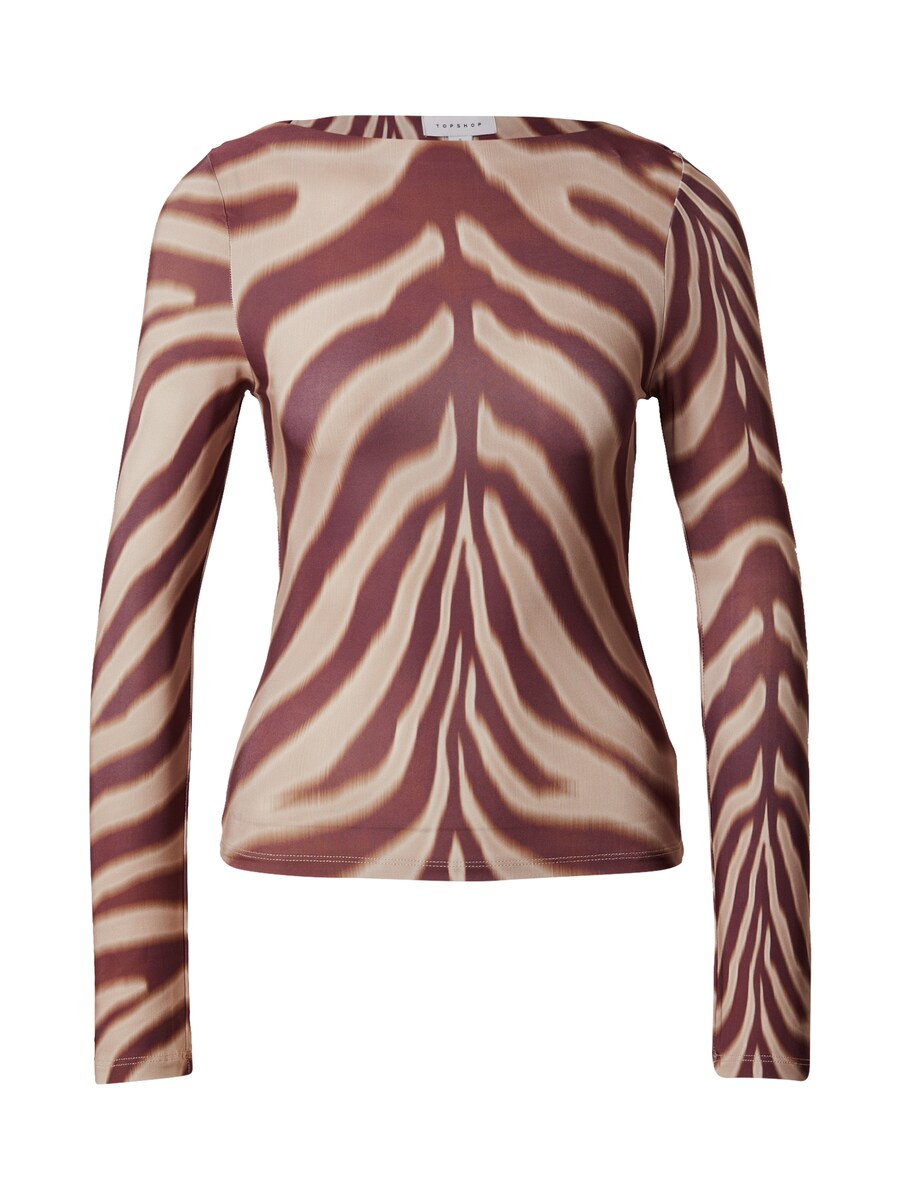 Лонгслив TOPSHOP ZABRA, Bordeaux 
Лонгслив TOPSHOP ZABRA, Bordeaux