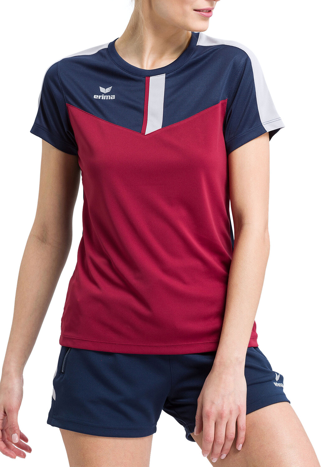 Футболка erima Squad, цвет new navy/bordeaux/silver grey 
Футболка erima Squad, цвет new navy/bordeaux/silver grey