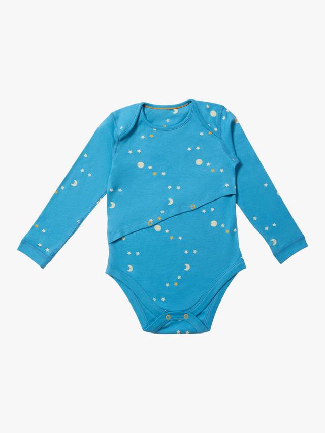 Адаптивное боди для легкого кормления baby dawn Little Green Radicals, синий/разноцветный 
Адаптивное боди для легкого кормления baby dawn Little Green Radicals, синий/разноцветный