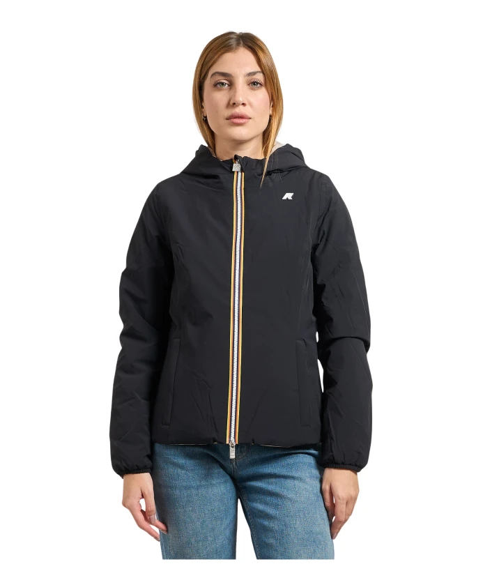 Черная водонепроницаемая куртка Лили K-Way, черный
Черная водонепроницаемая куртка Лили K-Way, черный