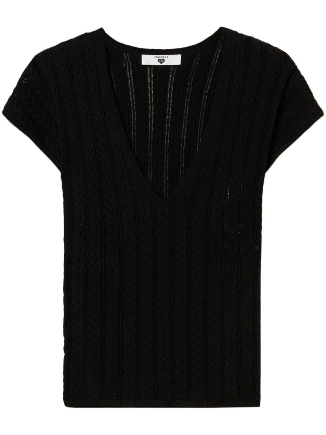 TWINSET трикотажная футболка, черный
TWINSET трикотажная футболка, черный