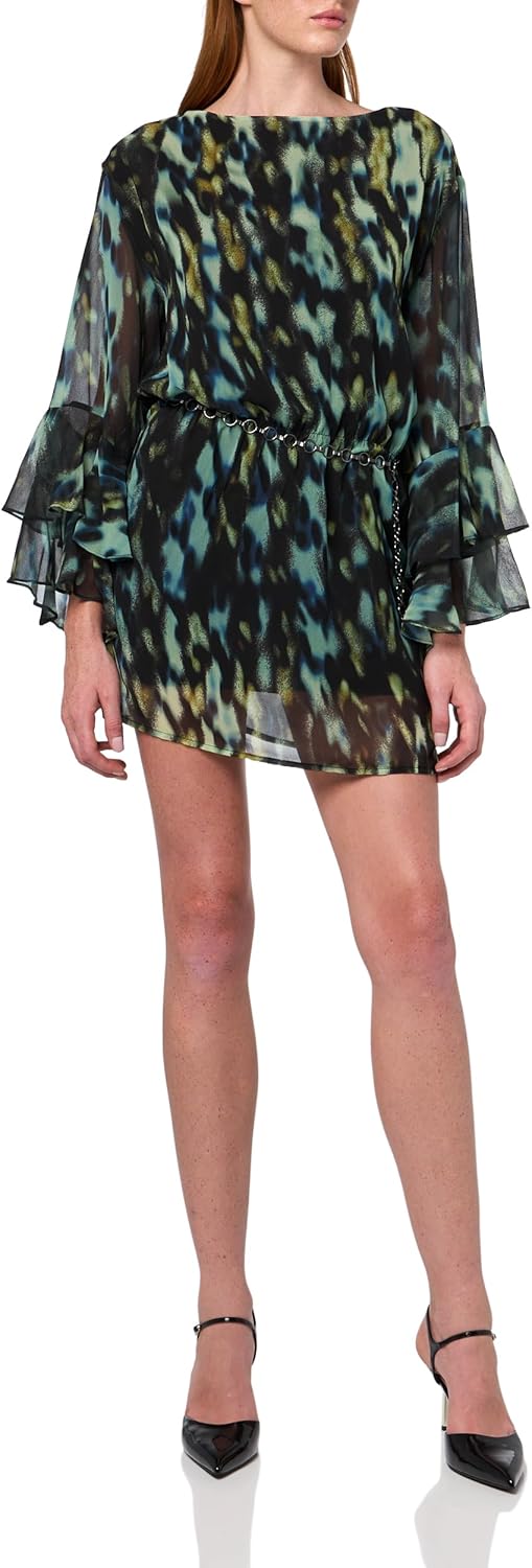 GUESS Женское платье Galia с длинными рукавами, Untamed Print
GUESS Женское платье Galia с длинными рукавами, Untamed Print