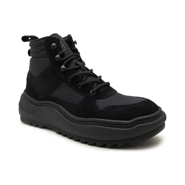 Кожаные трекинговые туфли tjm, смесь материалов Tommy Hilfiger, черный
Кожаные трекинговые туфли tjm, смесь материалов Tommy Hilfiger, черный