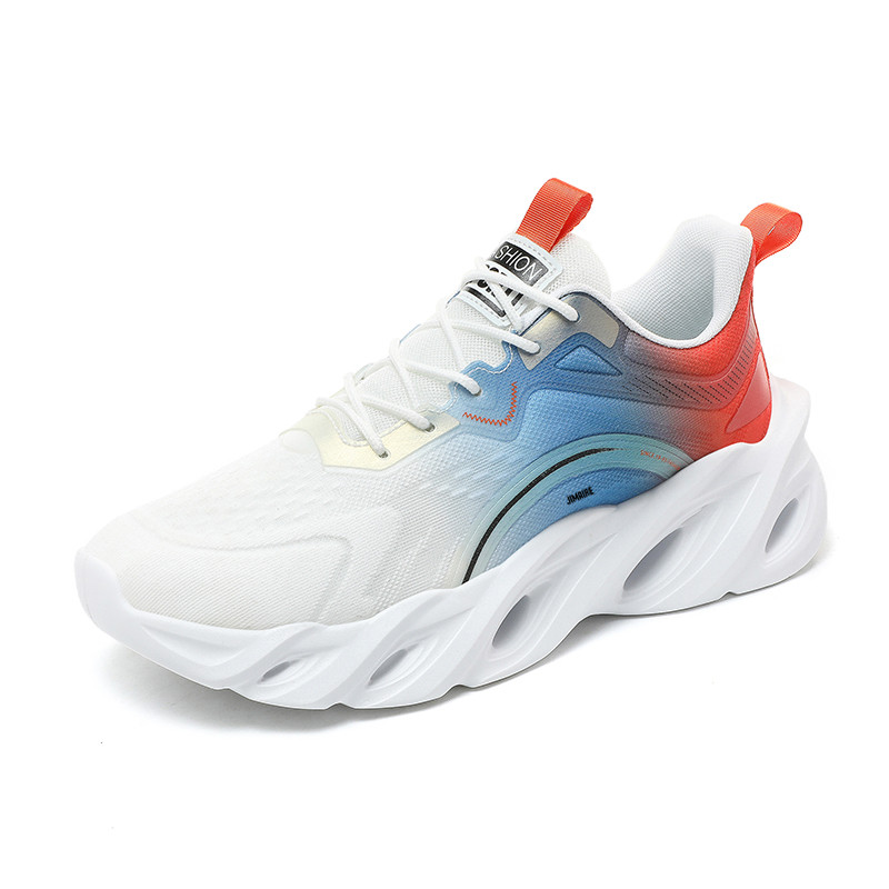 Повседневная обувь мужская низкая King Jinmai, White Blue Orange
Повседневная обувь мужская низкая King Jinmai, White Blue Orange