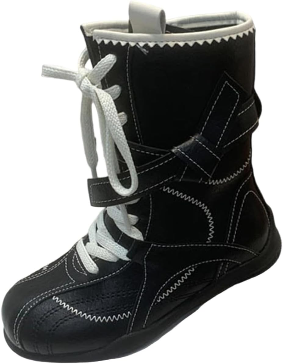 Девочкам: ботинки для верховой езды с шнуровкой, боковой молнией, средней высоты, ковбойские, из искусственной кожи, модные и удобные, для детей 3-11 лет Generic, Black
Девочкам: ботинки для верховой езды с шнуровкой, боковой молнией, средней высоты, ковбойские, из искусственной кожи, модные и удобные, для детей 3-11 лет Generic, Black