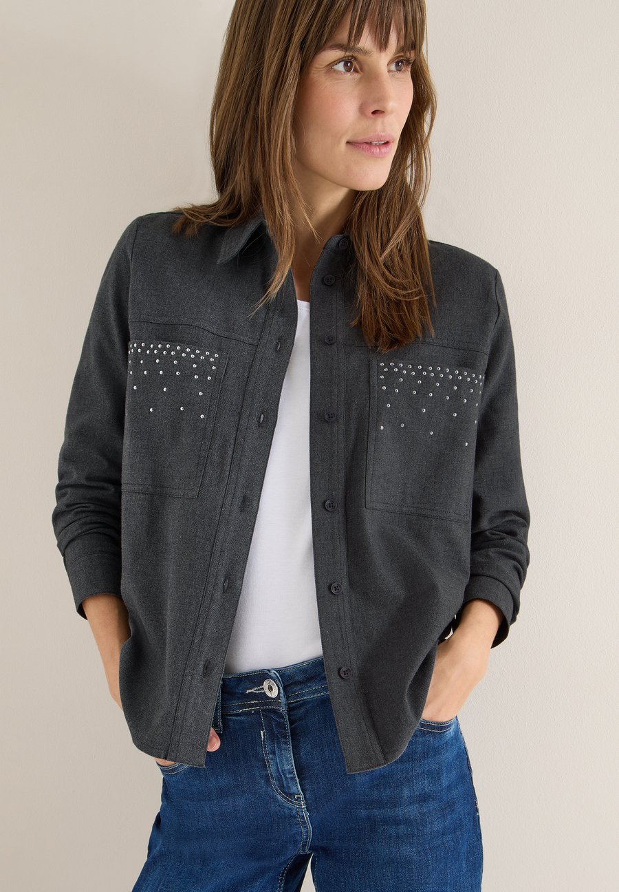 Блуза Cecil MIT NIETEN, Grau/Mottled Dark Grey
Блуза Cecil MIT NIETEN, Grau/Mottled Dark Grey