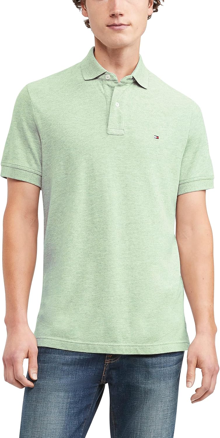 Мужская рубашка-поло Tommy Hilfiger с короткими рукавами из хлопка пике классического кроя, Soft Green Heather, Зеленый, Мужская рубашка-поло Tommy Hilfiger с короткими рукавами из хлопка пике классического кроя, Soft Green Heather
Мужская рубашка-поло Tommy Hilfiger с короткими рукавами из хлопка пике классического кроя, Soft Green Heather, Зеленый, Мужская рубашка-поло Tommy Hilfiger с короткими рукавами из хлопка пике классического кроя, Soft Green Heather