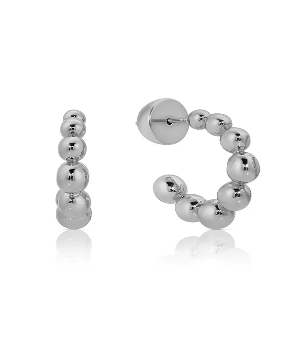 Серьги-Кольца Bubble Huggie Hoops Ettika, silver
Серьги-Кольца Bubble Huggie Hoops Ettika, silver