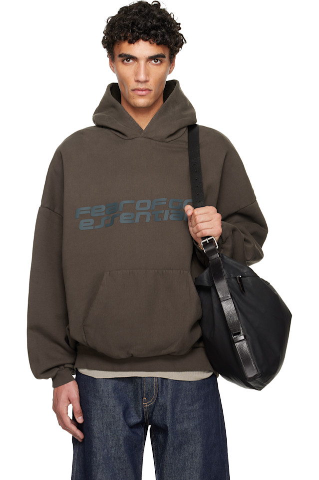 Толстовка из плотного флиса в стиле 90-х для праздников Fear Of God Essentials, коричневый
Толстовка из плотного флиса в стиле 90-х для праздников Fear Of God Essentials, коричневый