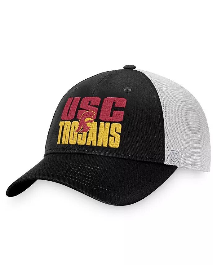 Мужская черно-белая кепка USC Trojans Stockpile Trucker Snapback Top Of The World
Мужская черно-белая кепка USC Trojans Stockpile Trucker Snapback Top Of The World