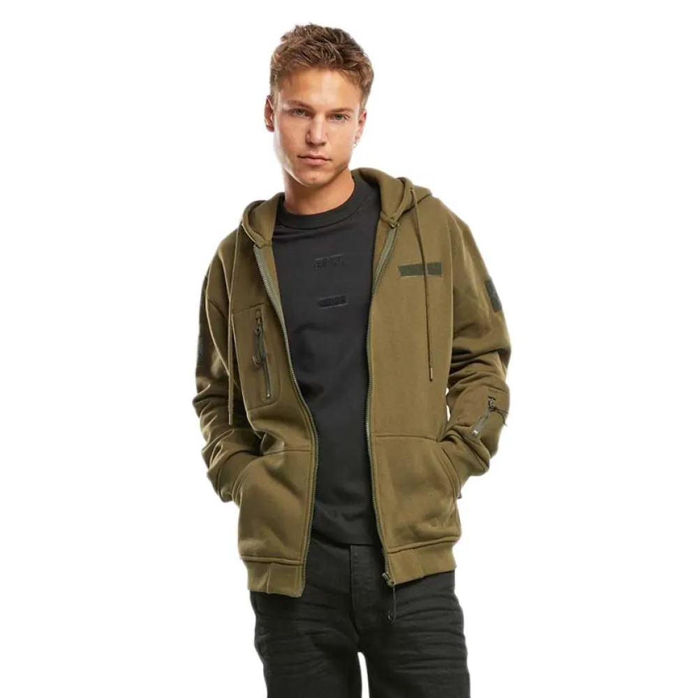 Толстовка Brandit Tactical full zip, зеленый
Толстовка Brandit Tactical full zip, зеленый