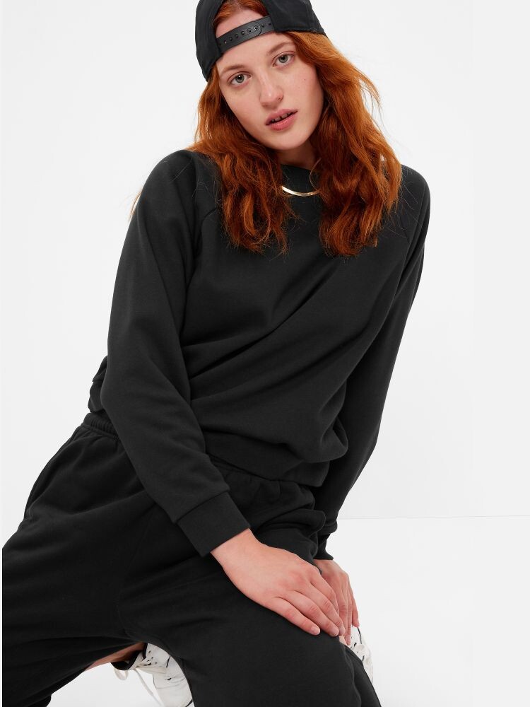 Толстовка из мягкого флиса реглан Gap, черный
Толстовка из мягкого флиса реглан Gap, черный