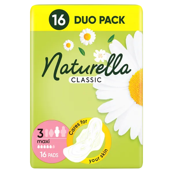 Гигиенические прокладки, 16 шт./1 упаковка. Naturella Classic
Гигиенические прокладки, 16 шт./1 упаковка. Naturella Classic