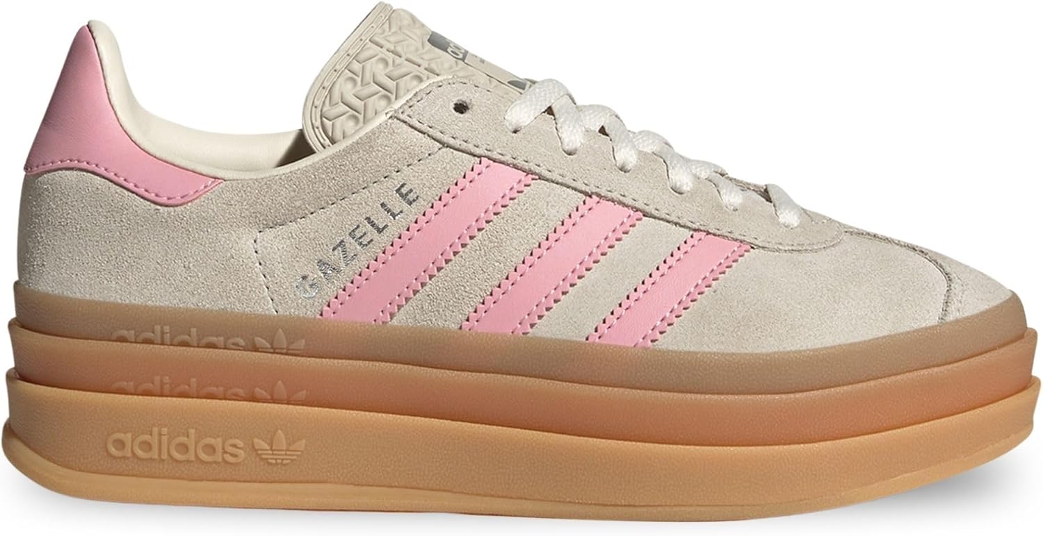 Кроссовки adidas Unisex Adult Gazelle Bold J, розовый/серый
Кроссовки adidas Unisex Adult Gazelle Bold J, розовый/серый