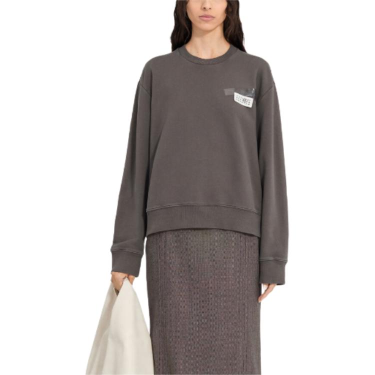 Свитшот с нашивкой логотипа MM6 Maison Margiela, серый
Свитшот с нашивкой логотипа MM6 Maison Margiela, серый
