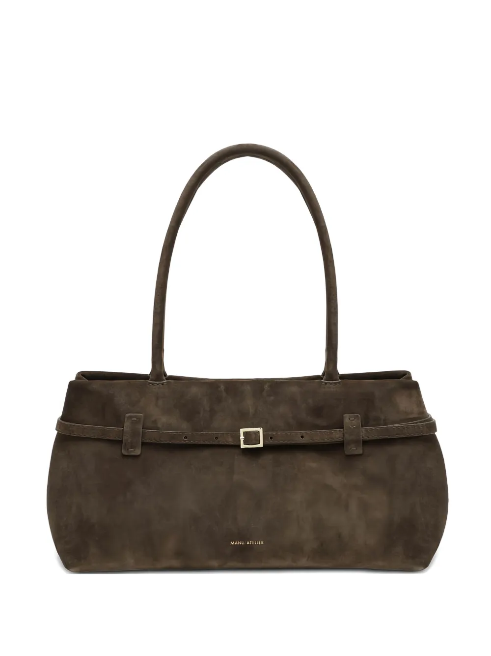 Замшевая сумка-тоут с застежкой-пряжкой Manu Atelier, зеленый
Замшевая сумка-тоут с застежкой-пряжкой Manu Atelier, зеленый