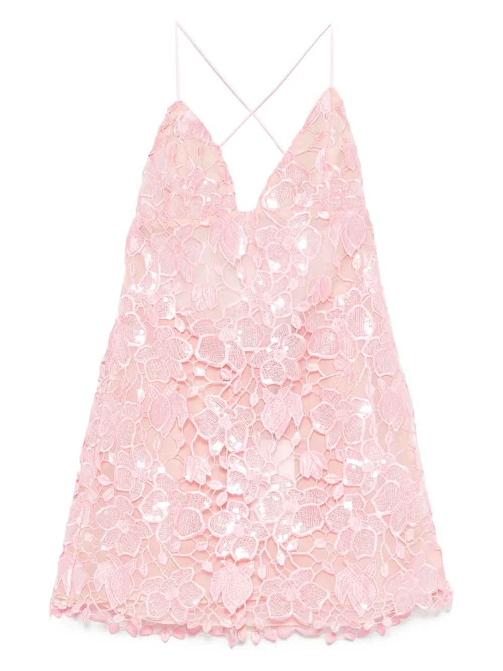 Платье мини с цветочной вышивкой Retrofete, розовый
Платье мини с цветочной вышивкой Retrofete, розовый