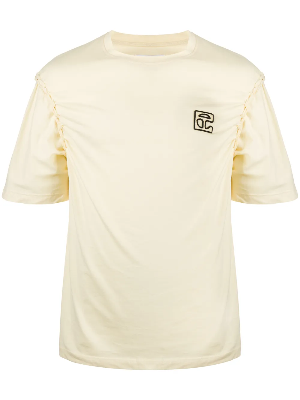 Футболка со сборками Telfar, нейтральный
Футболка со сборками Telfar, нейтральный