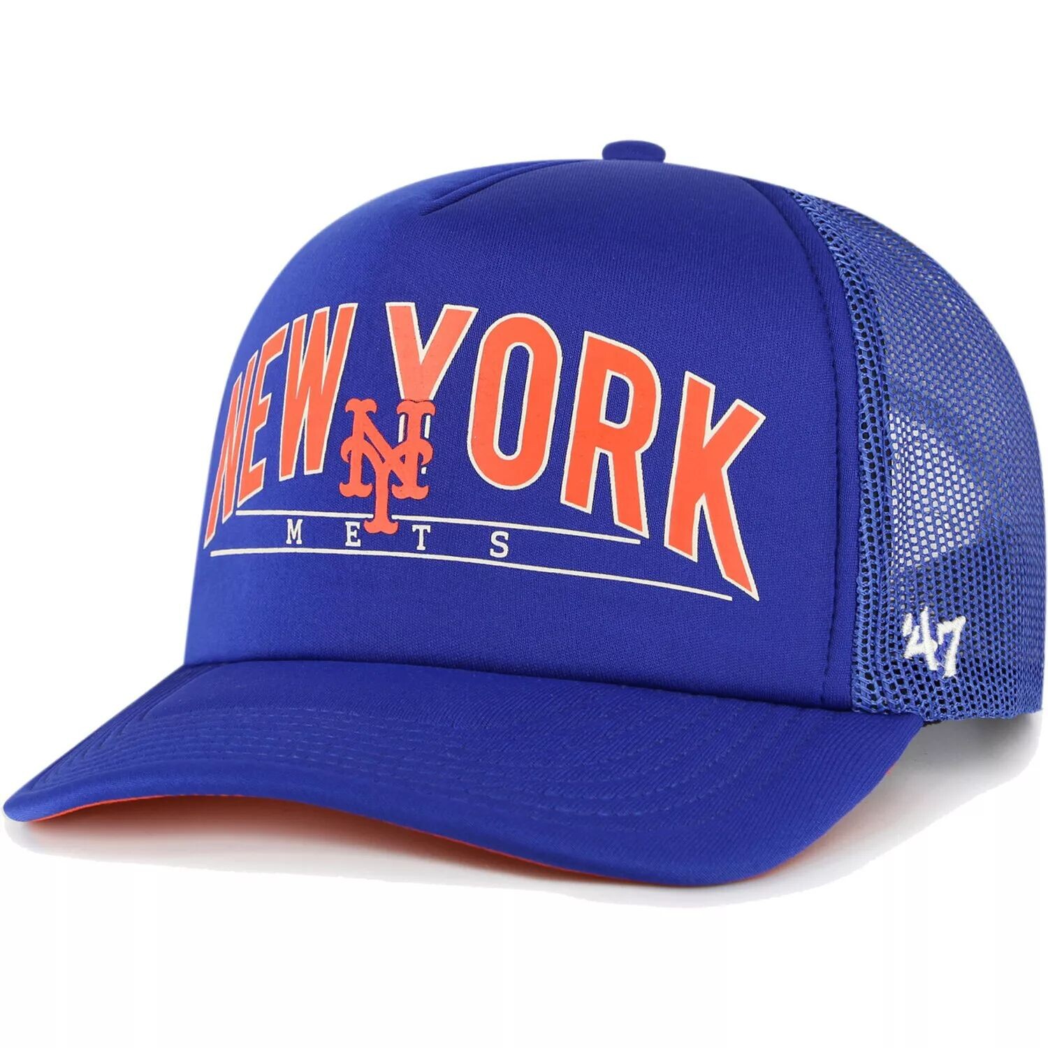 Мужская кепка Snapback Royal New York Mets Backhaul из пеноматериала '47
Мужская кепка Snapback Royal New York Mets Backhaul из пеноматериала '47