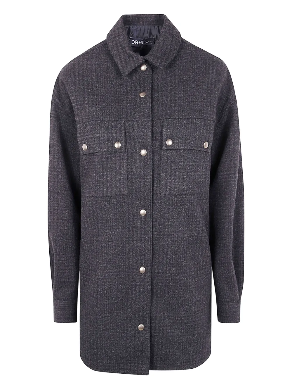 Клетчатая куртка на пуговицах Drhope, серый
Клетчатая куртка на пуговицах Drhope, серый