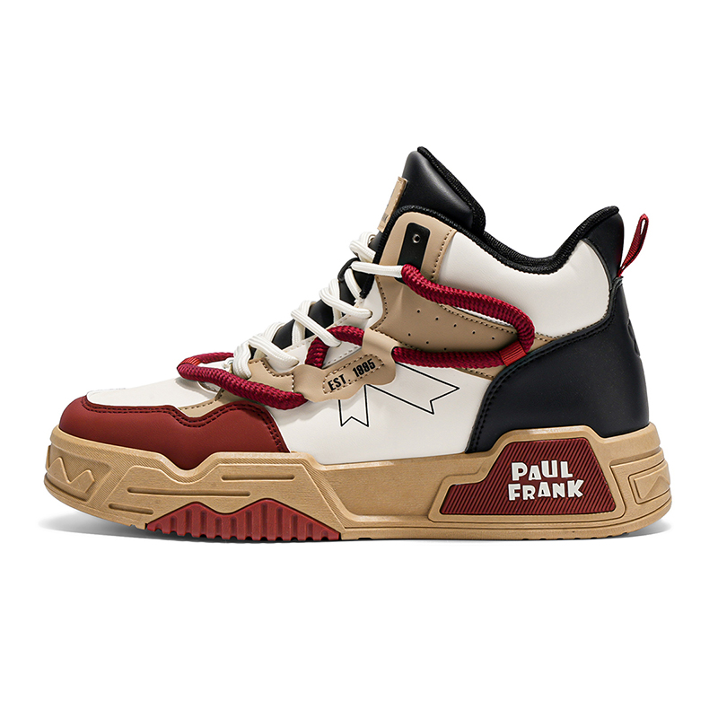 Легкие устойчивые к истиранию кроссовки Mid top для скейтбординга Unisex PAUL FRANK, burgundy
Легкие устойчивые к истиранию кроссовки Mid top для скейтбординга Unisex PAUL FRANK, burgundy