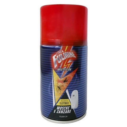 Сменный блок спрея от комаров и мух 250 мл Fulmine
Сменный блок спрея от комаров и мух 250 мл Fulmine